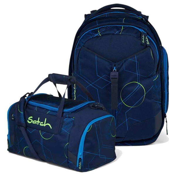 satch - Set aus match + Sporttasche in blau