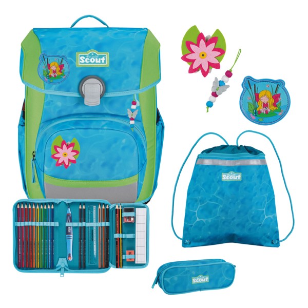 Scout - Neo Water Lily Set 4tlg in blau