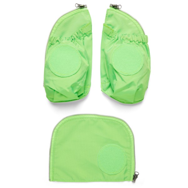 ergobag - Fluo Seitentaschen Zip-Set in grün