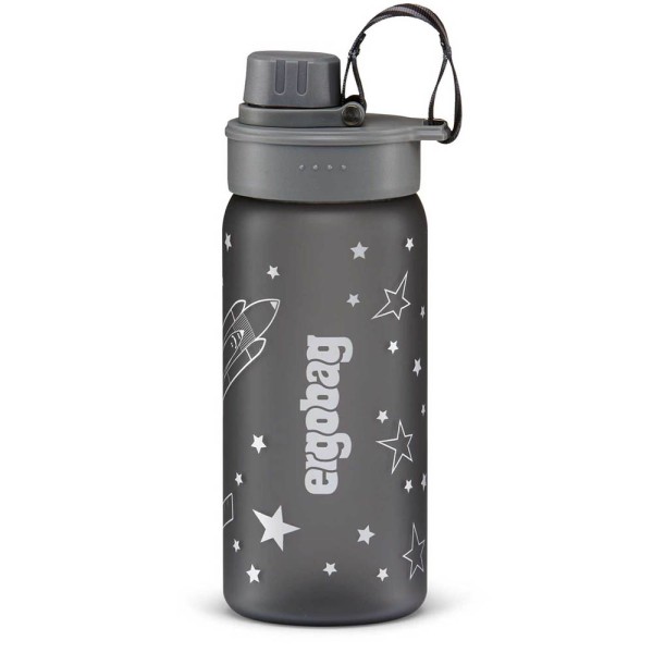 ergobag - Trinkflasche mit Drehverschluss Blitze in schwarz