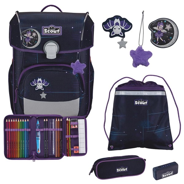 Scout - Neo Spooky Starlight Set 5tlg Exklusiv Safety Light in violett